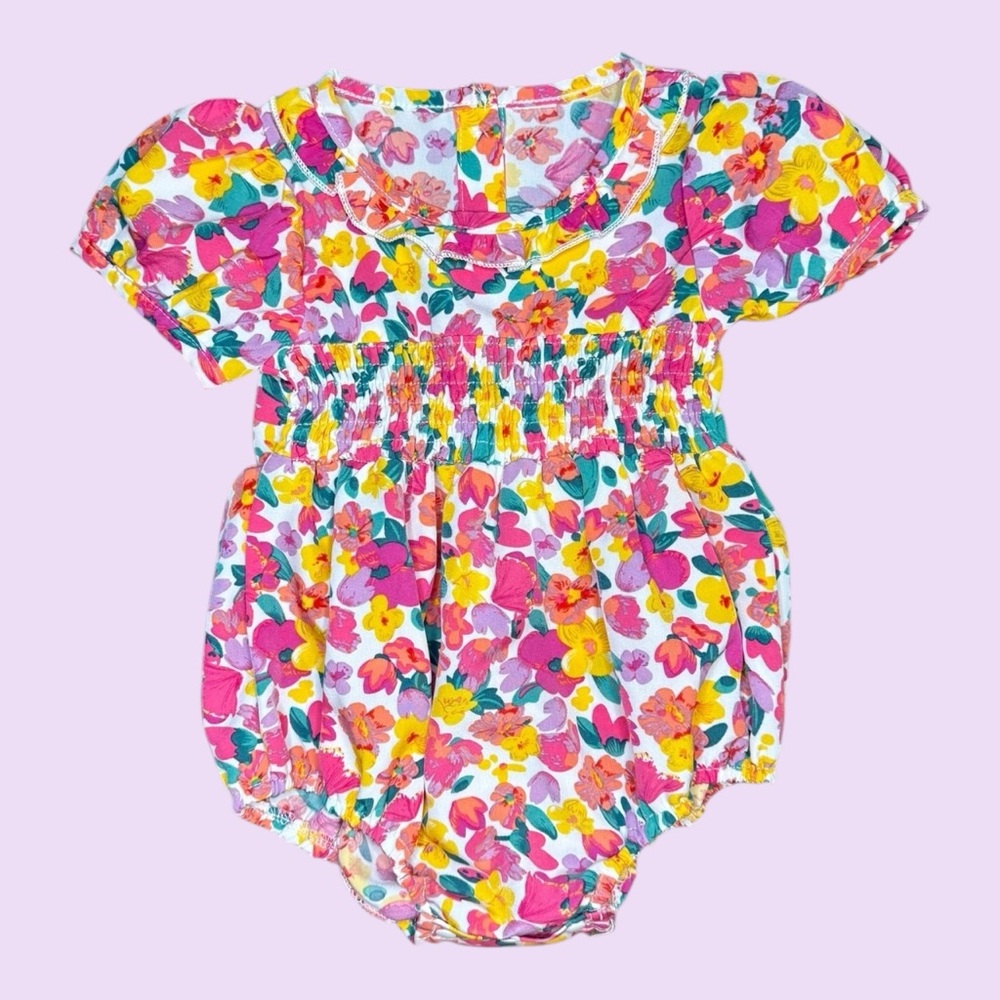 Floral Baby Romper